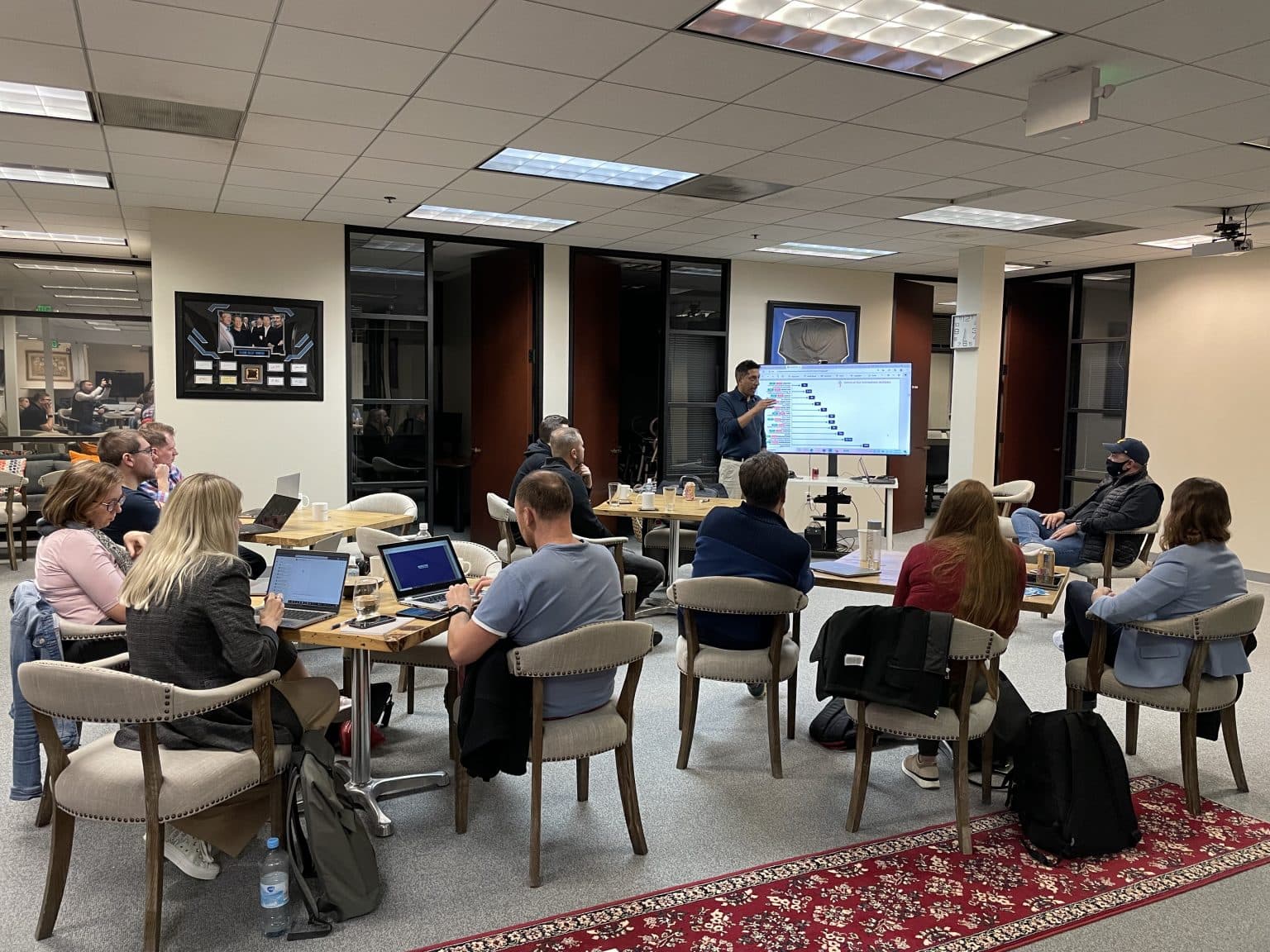 BootUP venture builders working on a product