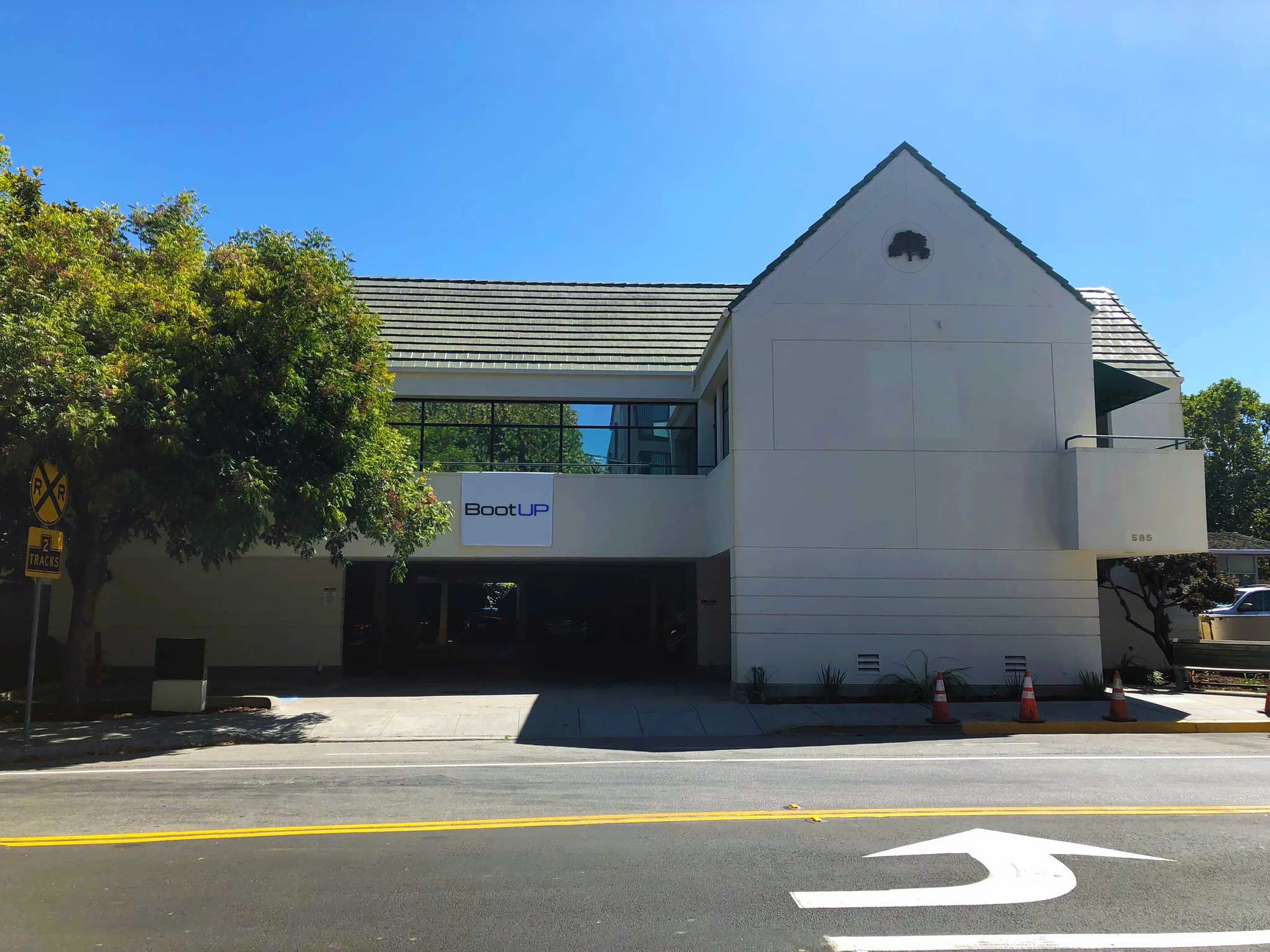 BootUP coworking building in Menlo Park